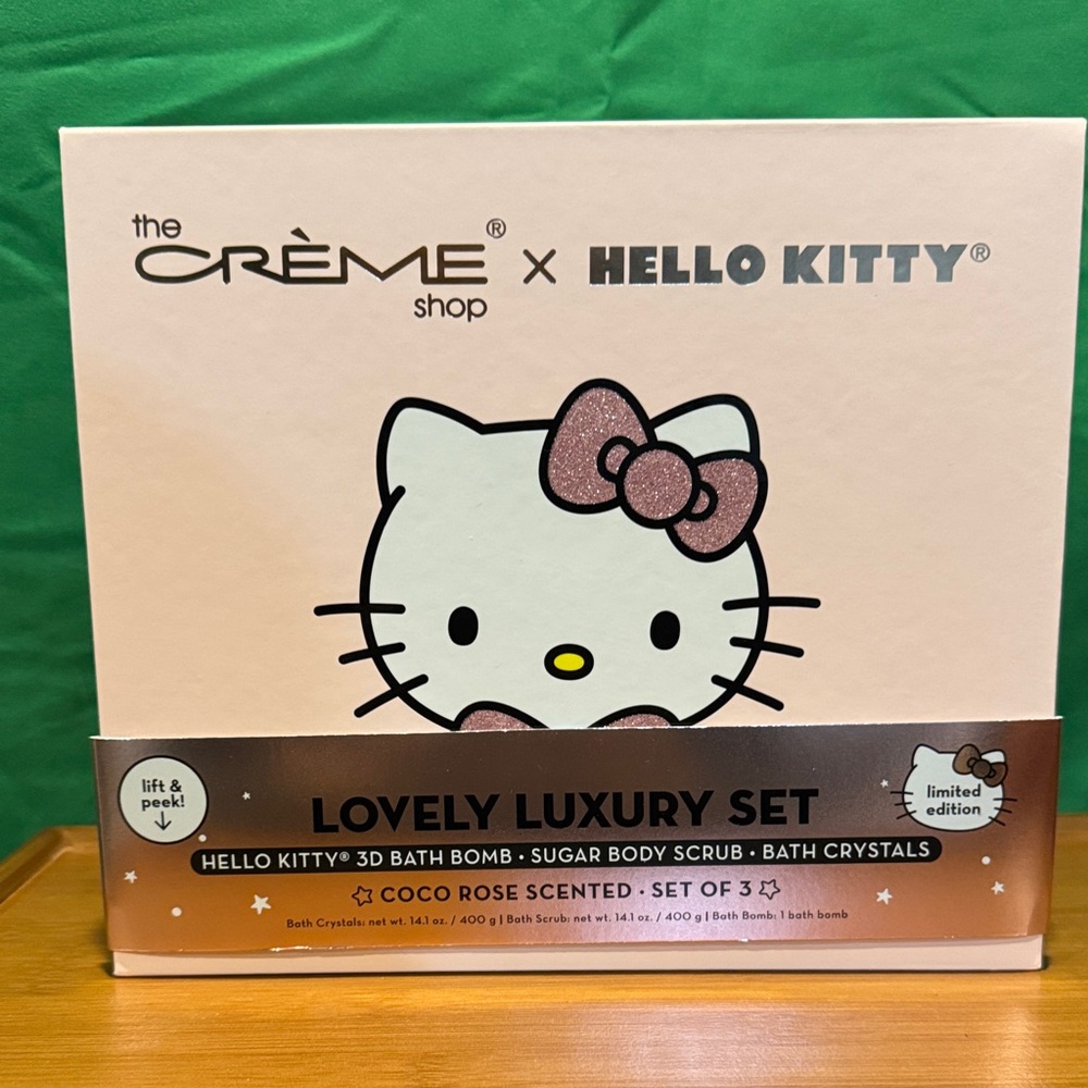 Hello Kitty x The Crème Shop Collaboration Lovely Luxury Set/Coco Rose Scent